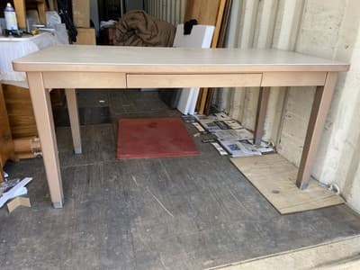 Vintage Mid Century Modern Steelcase Tanker Desk Unmarked - Thumbnail 4