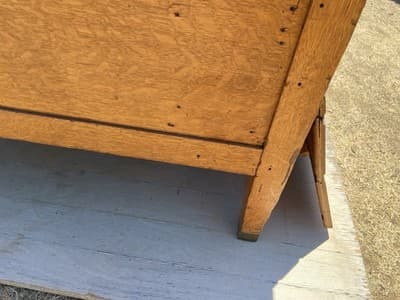 Rucker Fuller Antique Oak Partners Desk Needs Restoration - Thumbnail 21