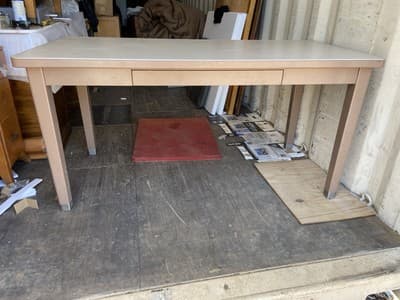 Vintage Mid Century Modern Steelcase Tanker Desk Unmarked - Thumbnail 17