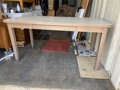 Vintage Mid Century Modern Steelcase Tanker Desk Unmarked - Thumbnail 16