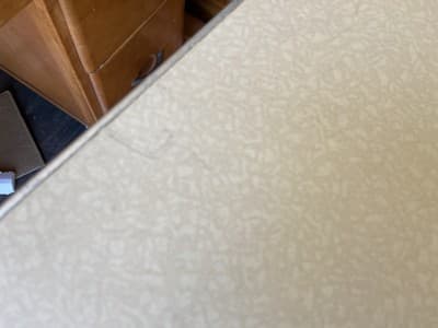 Vintage Mid Century Modern Steelcase Tanker Desk Unmarked - Thumbnail 8