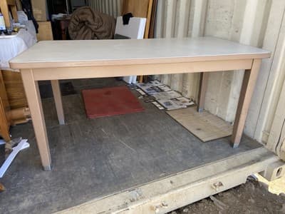 Vintage Mid Century Modern Steelcase Tanker Desk Unmarked - Thumbnail 12