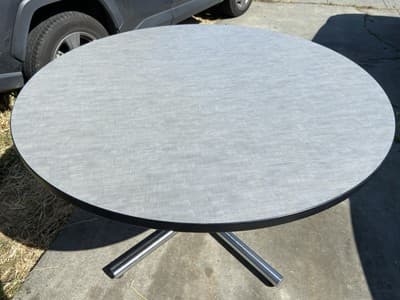 Florence Knoll Style Mid Century Modern Conference Room Table 48”/48”/29” - Thumbnail 8