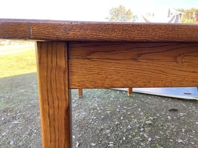 American Vintage Oak Library Teachers Arts & Crafts Hoosier Desks Furniture - Thumbnail 6