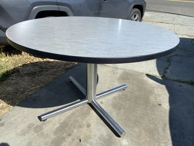 Florence Knoll Style Mid Century Modern Conference Room Table 48”/48”/29” - Thumbnail 12