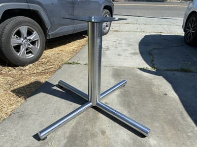 Florence Knoll Style Mid Century Modern Conference Room Table 48”/48”/29” - Thumbnail 14