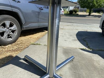 Florence Knoll Style Mid Century Modern Conference Room Table 48”/48”/29” - Thumbnail 11