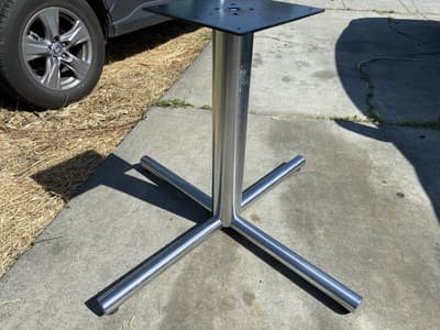 Florence Knoll Style Mid Century Modern Conference Room Table 48”/48”/29” - Thumbnail 10