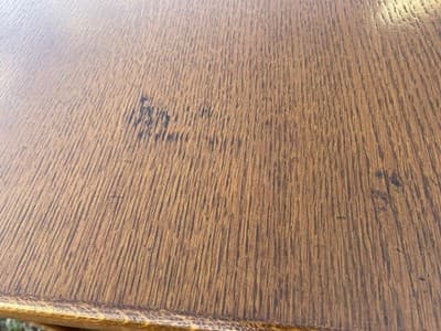 American Vintage Oak Library Teachers Arts & Crafts Hoosier Desks Furniture - Thumbnail 17