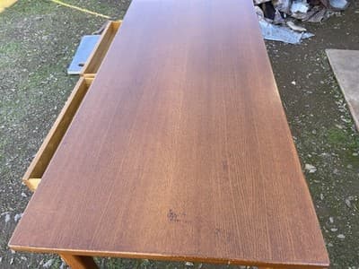 American Vintage Oak Library Teachers Arts & Crafts Hoosier Desks Furniture - Thumbnail 18