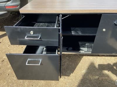 Vintage Mid Century Modern Steelcase  Tanker Credenza - Thumbnail 8