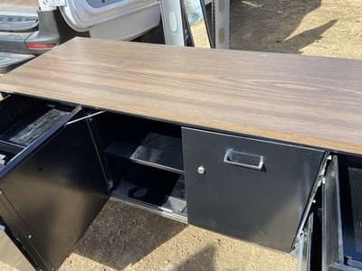 Vintage Mid Century Modern Steelcase  Tanker Credenza - Thumbnail 6