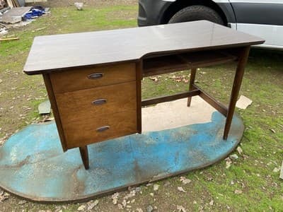 Vintage Mid Century Modern Mainline Hooker Writing Desk - Image 1