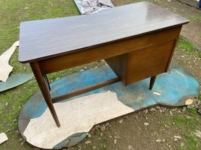Vintage Mid Century Modern Mainline Hooker Writing Desk - Thumbnail 5