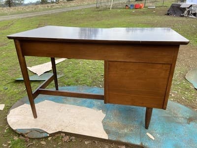 Vintage Mid Century Modern Mainline Hooker Writing Desk - Thumbnail 13
