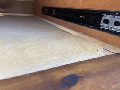 Antique English Partners Desk With Leather Top And Lion Paws , Needs Restoration - Thumbnail 19