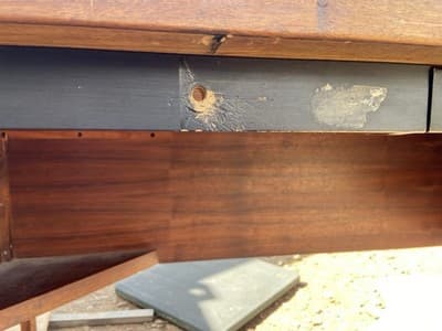 Vintage Mid Century Modern Jens Risom Design Inc Executive Walnut Desk - Thumbnail 20