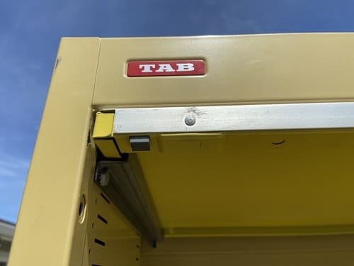 Tab Vintage Metal Barrister Lawyers Bookcase Style - Thumbnail 2