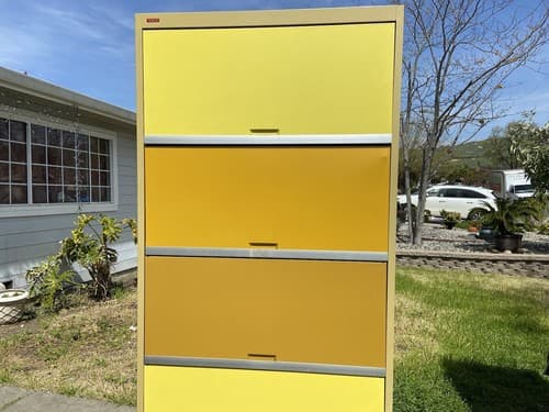 Tab Vintage Metal Barrister Lawyers Bookcase Style - Thumbnail 7