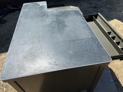 Mid-century Modern General Fireproofing Tanker Desk - Thumbnail 8