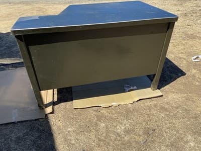 Mid-century Modern General Fireproofing Tanker Desk - Thumbnail 19