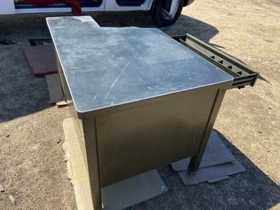 Mid-century Modern General Fireproofing Tanker Desk - Thumbnail 20