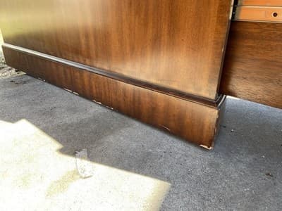 vintage Maitland Smith Oval Partners Desk Victorian burl wood style - Thumbnail 21