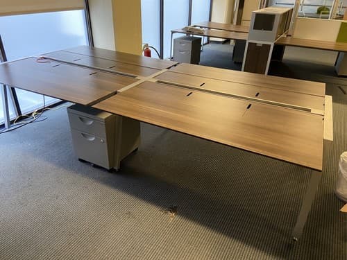 Steelcase Turnstone Bivi  For 4 Virginia Walnut - Thumbnail 4