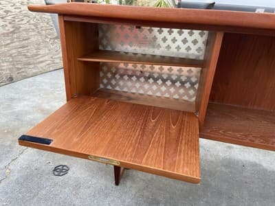 Peter Løvig Nielsen for Hedensted Møbelfabrik MCM Danish Teak Boomerang Desk - Thumbnail 12