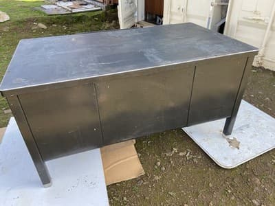 The General Fireproofing Company Tanker Desk Table Has Patina - Thumbnail 9