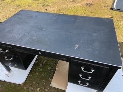 The General Fireproofing Company Tanker Desk Table Has Patina - Thumbnail 23
