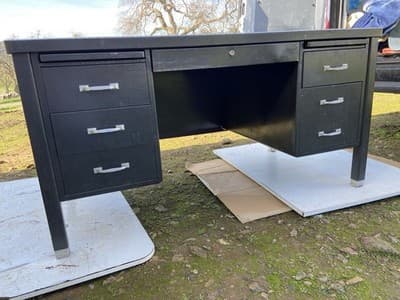 The General Fireproofing Company Tanker Desk Table Has Patina - Thumbnail 17