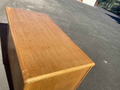Vintage Mid Century Modern Wooden Desk by Jasper Furniture. - Thumbnail 11
