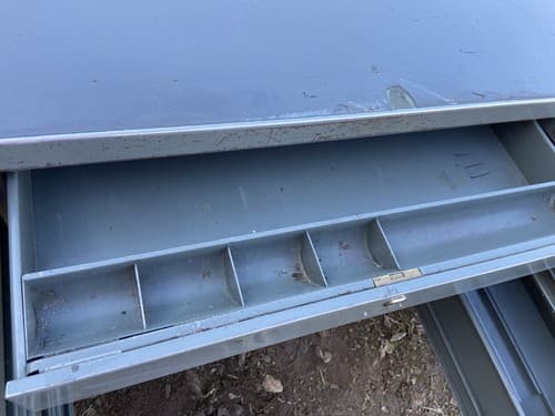 General Fireproofing Vintage Steel Tanker Desk - Thumbnail 2