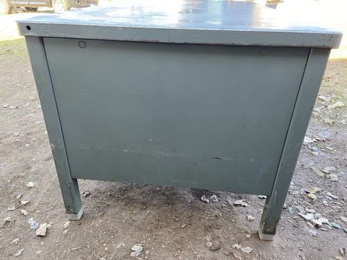General Fireproofing Vintage Steel Tanker Desk - Thumbnail 8