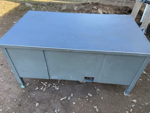 General Fireproofing Vintage Steel Tanker Desk - Thumbnail 16