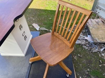 pottery barn Bedford Desk Set And Swivel Rolling Chair Selling As A Set Only - Thumbnail 21