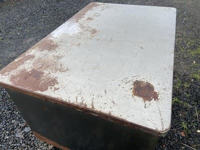 McDowell And Craig Vintage INDUSTRIAL Tanker Desk With Patina Or Restore It - Thumbnail 6