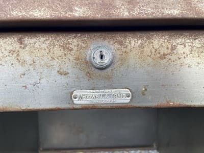 McDowell And Craig Vintage INDUSTRIAL Tanker Desk With Patina Or Restore It - Thumbnail 12