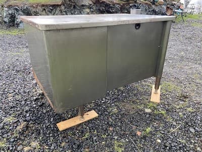 McDowell And Craig Vintage INDUSTRIAL Tanker Desk With Patina Or Restore It - Thumbnail 24