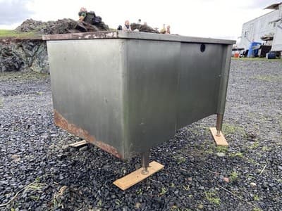 McDowell And Craig Vintage INDUSTRIAL Tanker Desk With Patina Or Restore It - Thumbnail 17