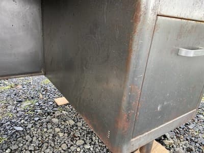 McDowell And Craig Vintage INDUSTRIAL Tanker Desk With Patina Or Restore It - Thumbnail 16