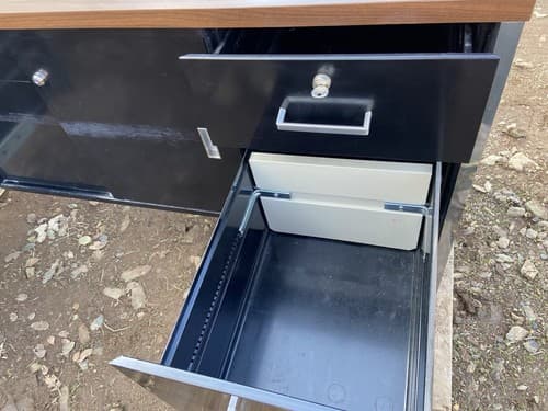 Steelcase  Vintage Mid Century Modern Tanker Credenza - Thumbnail 7