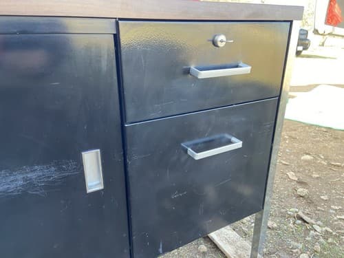 Steelcase  Vintage Mid Century Modern Tanker Credenza - Thumbnail 5