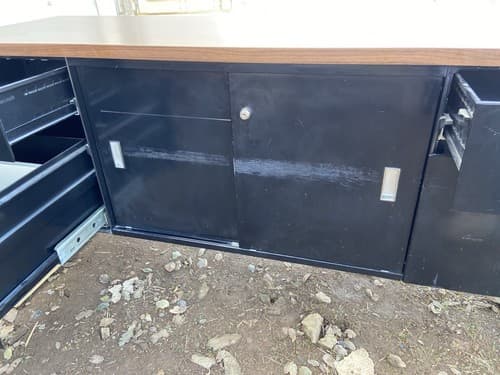 Steelcase  Vintage Mid Century Modern Tanker Credenza - Thumbnail 8