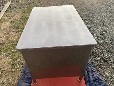 Vintage Mid Century Modern McDowell & Craig Tanker Desk Refurbished - Thumbnail 9