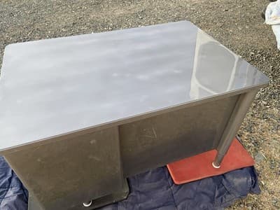 Vintage Mid Century Modern McDowell & Craig Tanker Desk Refurbished - Thumbnail 10