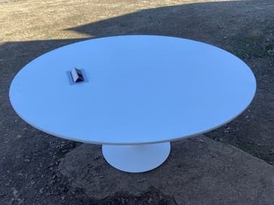 Steelcase Coalesse Round Conference Kitchen Dining Table - Thumbnail 7