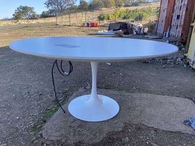 Steelcase Coalesse Round Conference Kitchen Dining Table - Thumbnail 2