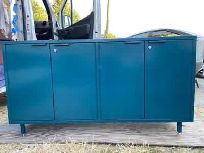 Active Duty Storage Metal Credenza Sideboard By Heartwork - Image 1